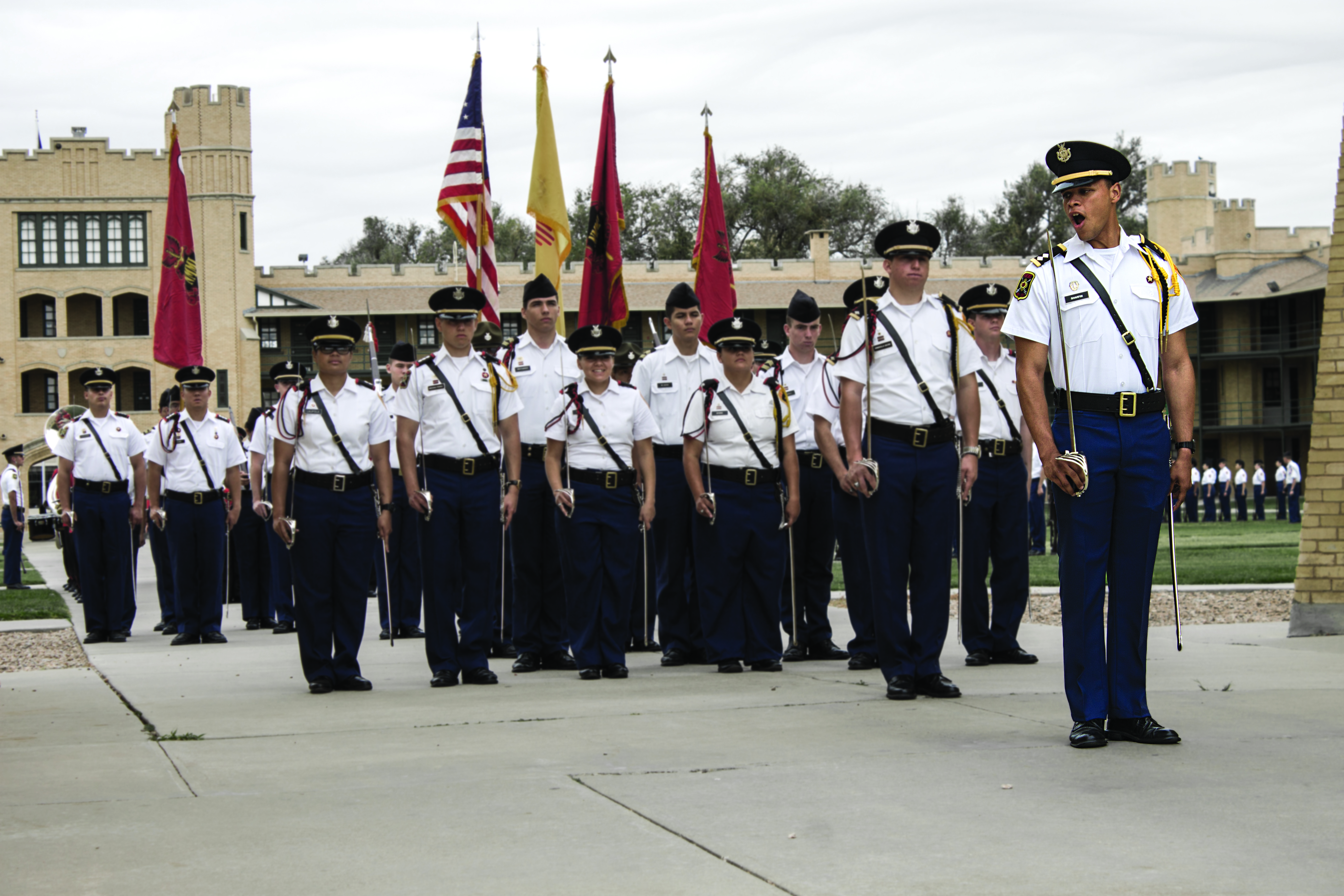 NMMI alumni flame guard, New Mexico Military Institute in R…