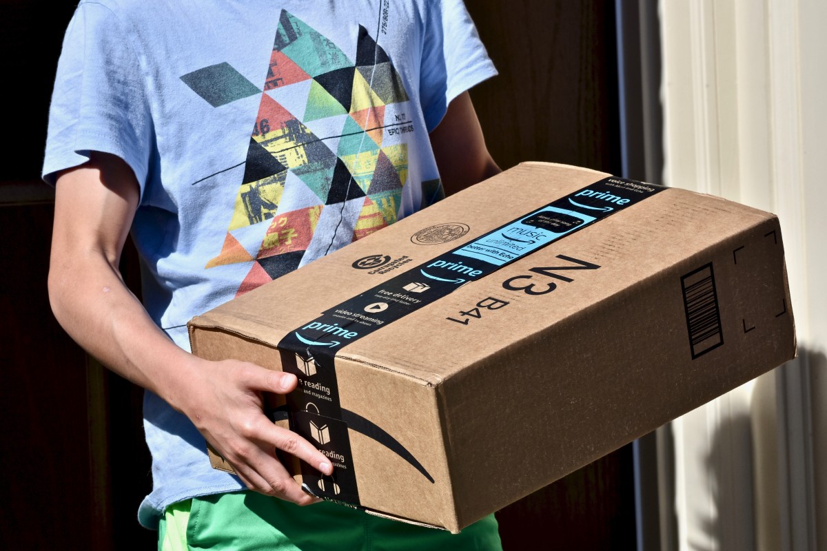 Amazon delivery. Source: Jeramey Lende/Shutterstock.