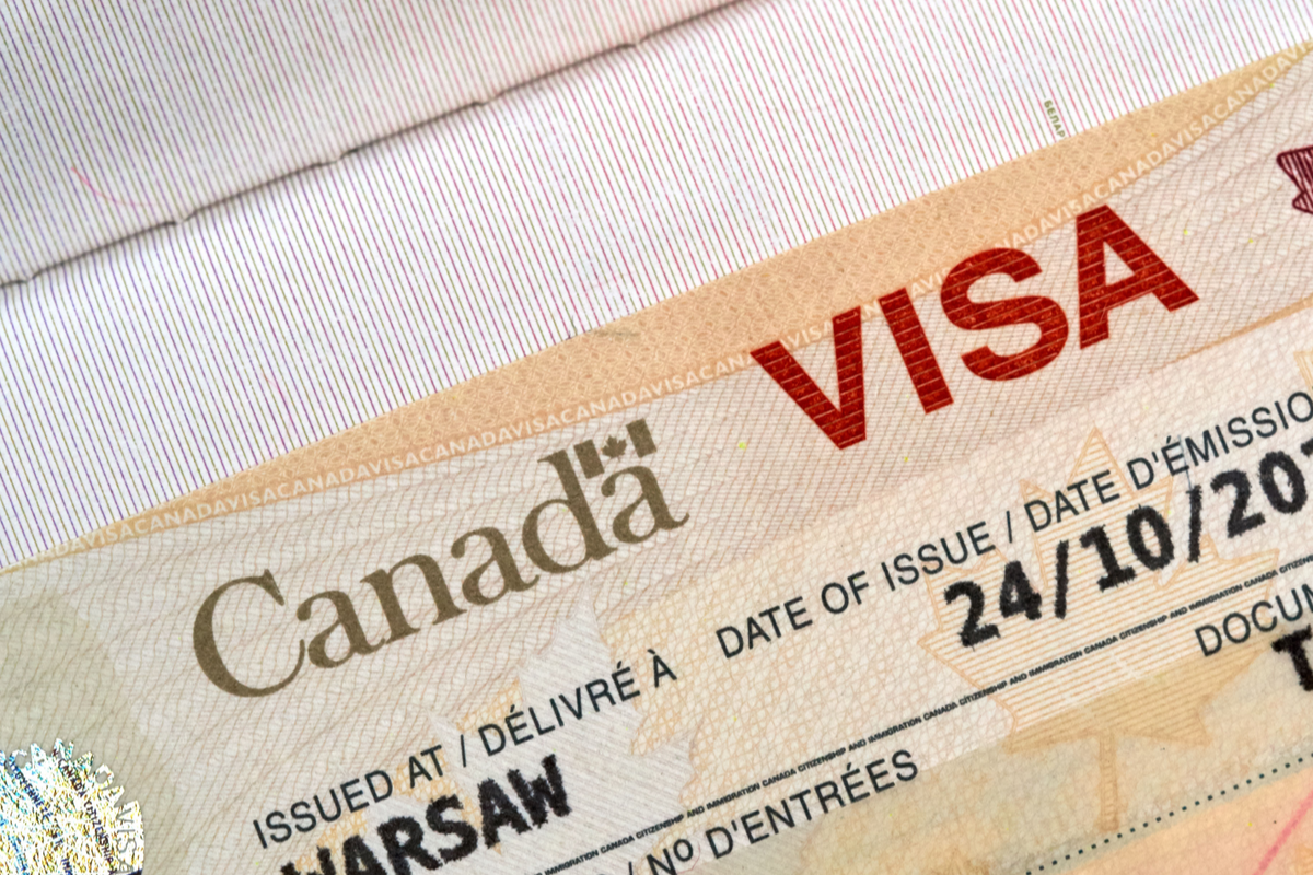 Canadian visa application