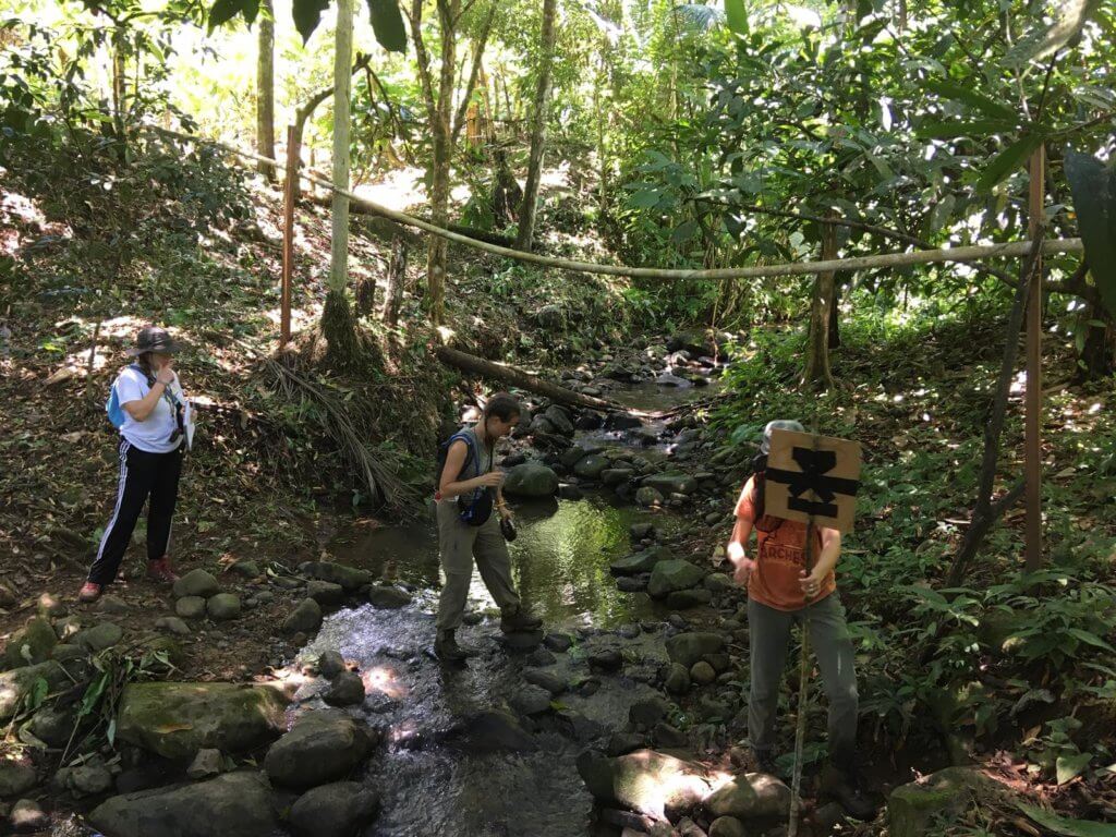 students in Michigan Tech IDesign on location