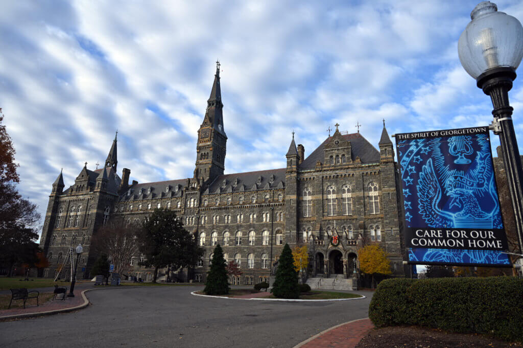 Study abroad in the US: A photo of Georgetown University's campus building