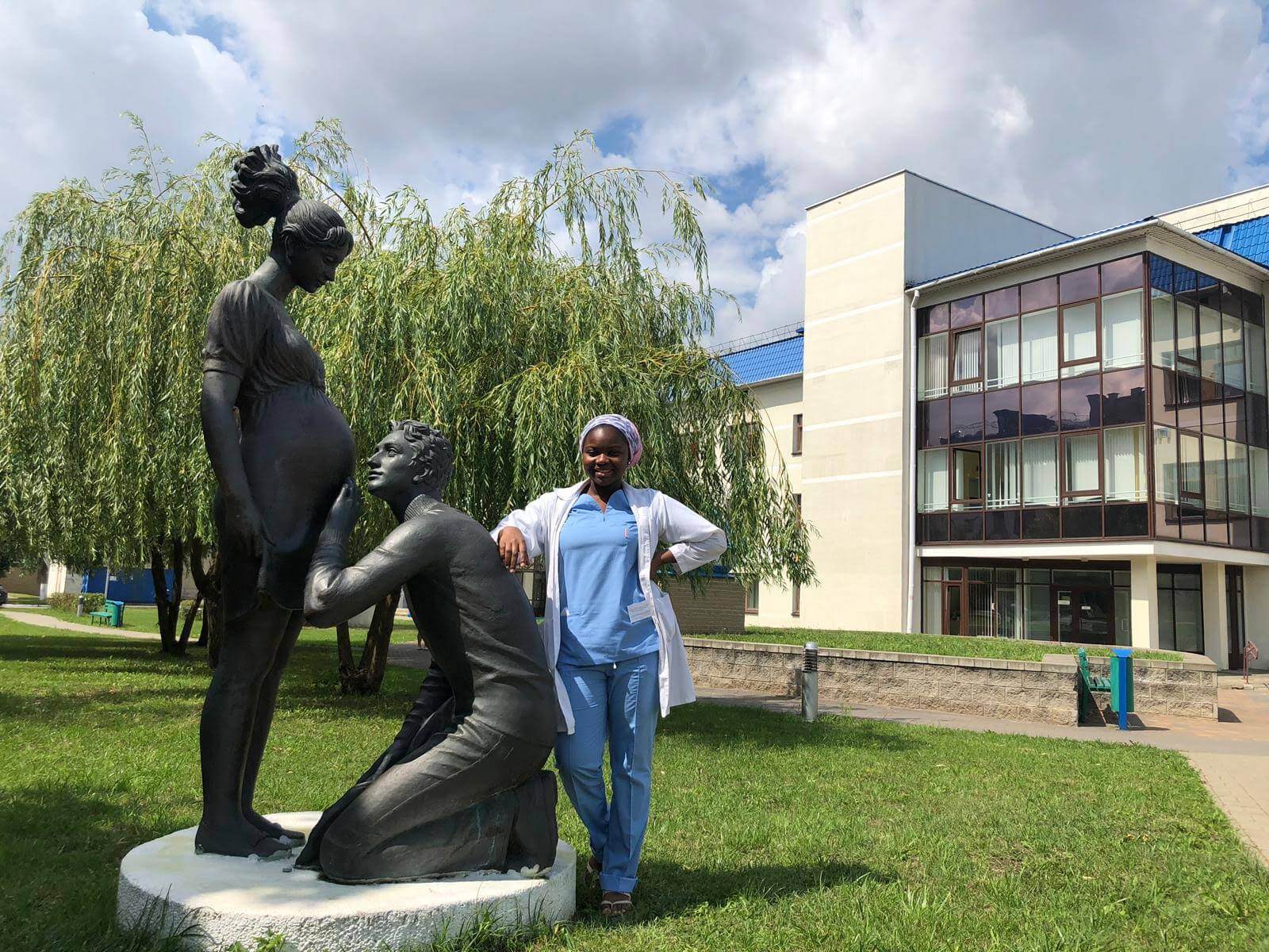 Nigerian medical student who became Belarus' first OBGYN doctor