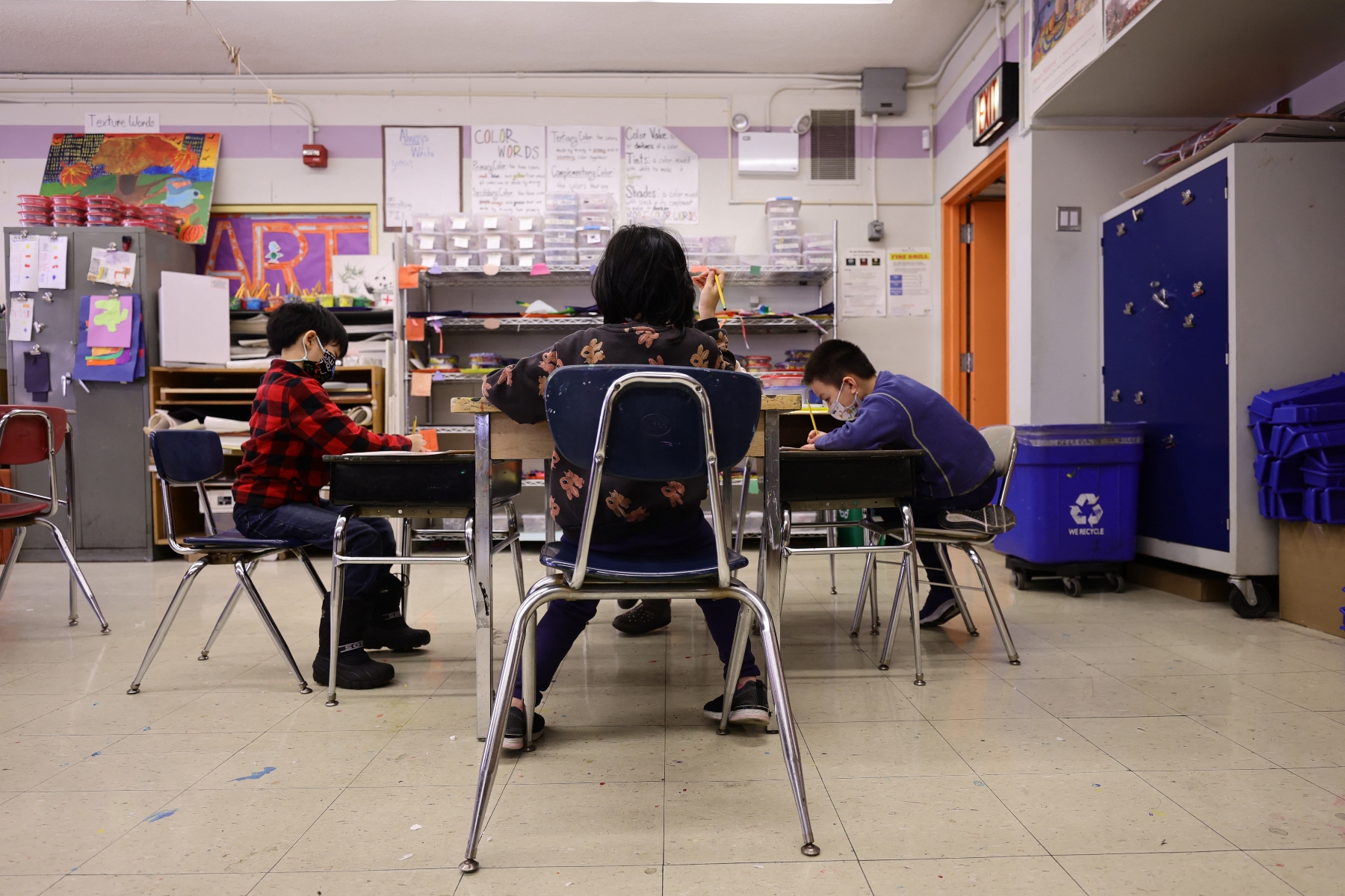 Students are often segregated within the same schools, not just by being sent to different ones